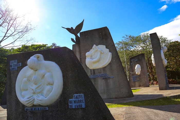 Monuments at Peace Park.