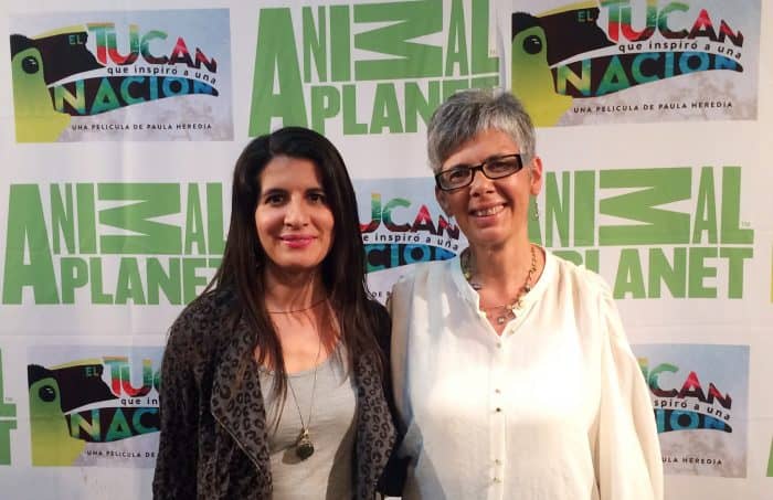 Filmmaker Paula Heredia and veterinarian Carmen Soto