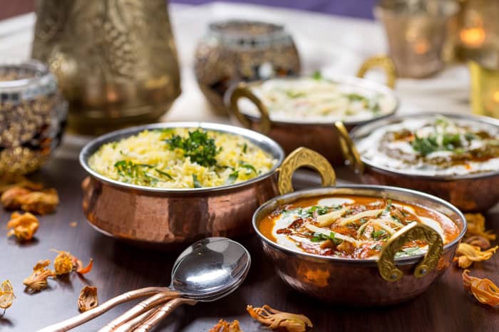 Naans & Curries.