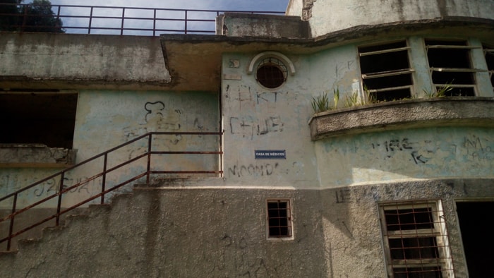 "Doctors' House," reputedly a focus of paranormal activity.