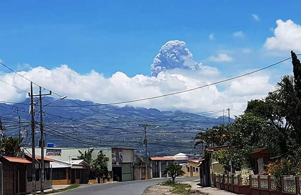Explosion at Turrialba Volcano. Sept. 19, 2016.