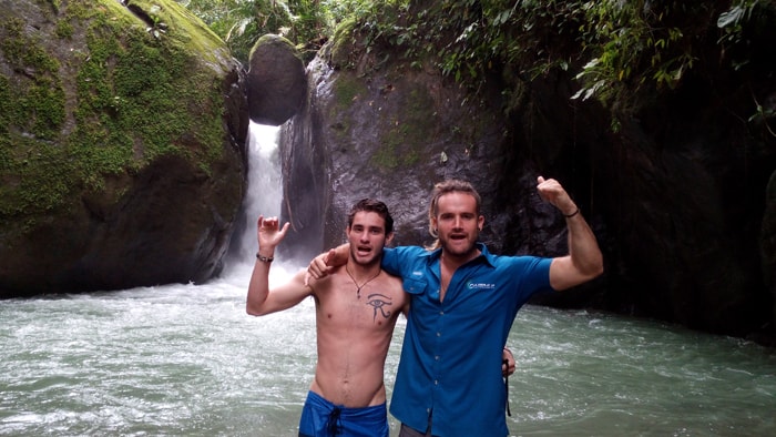 Erik and Matt at Punta Mala.