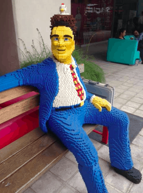 You want a piece of me? Lego Man.