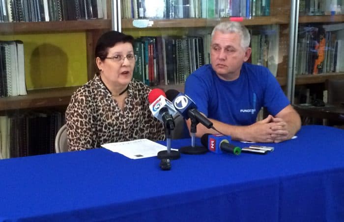 Press conference at Simón Bolívar Zoo, San José. Nov. 7 2016.