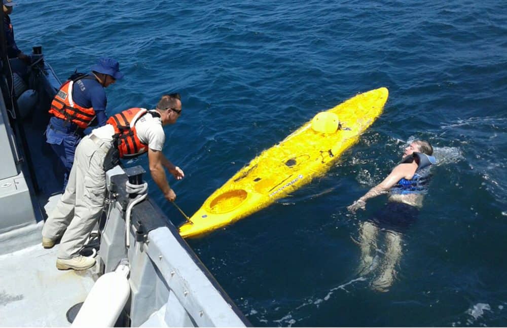Kayaker rescue at Playa Conchal. Feb. 28, 2017