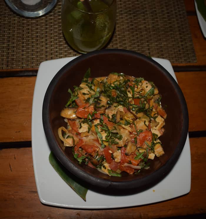 Thai chicken curry.