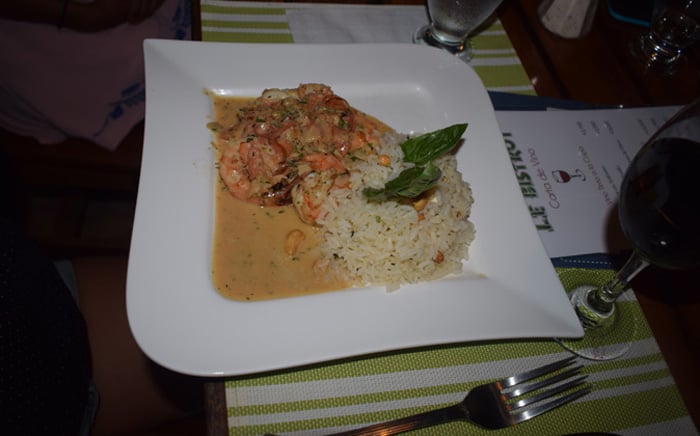 Shrimp dish.