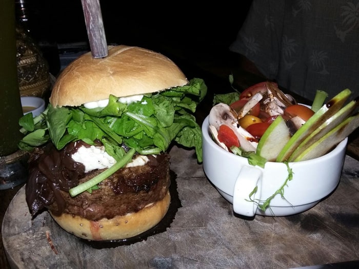 Blue Cheese Burger.