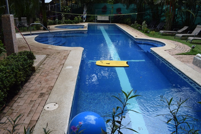 Swimming pool at Giardino Tropicale.
