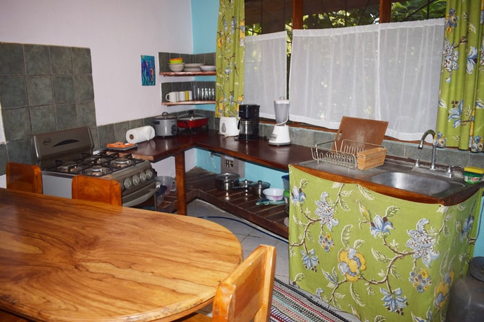 Kitchen at Kaya Sol.
