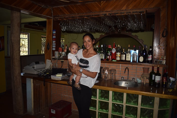 Lisseth, a friendly server at Rancho Tico.
