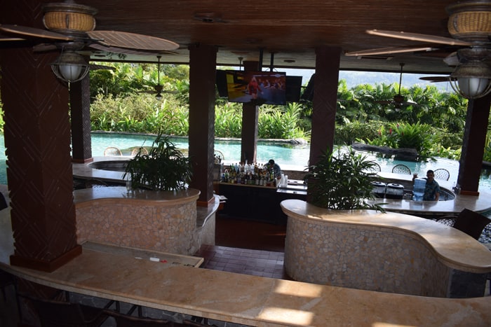 Pool bar at The Springs.