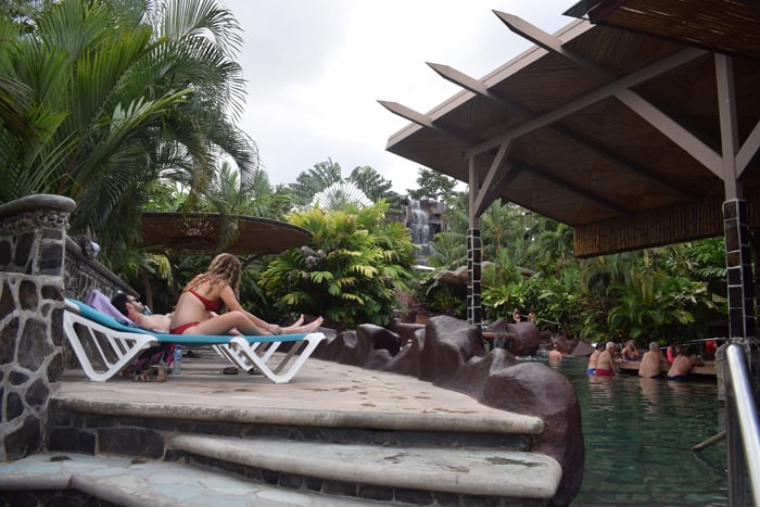 Pool people at Baldi. Note the popularity of the swim-up bar.