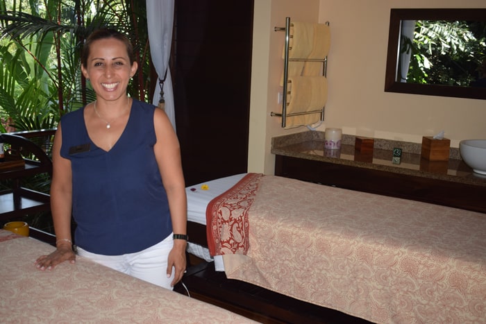 Erika, the Mexican director of the award-winning spa at Nayara, is ready to set you up with a couples massage. Ay, chihuahua.