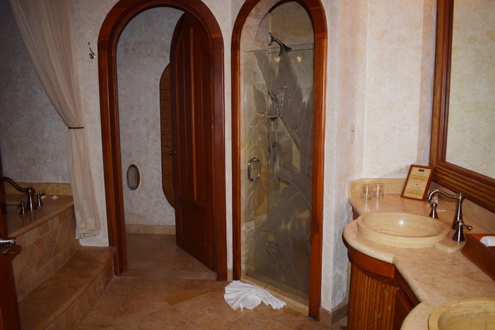 Is this a Roman spa, or is this our bathroom?