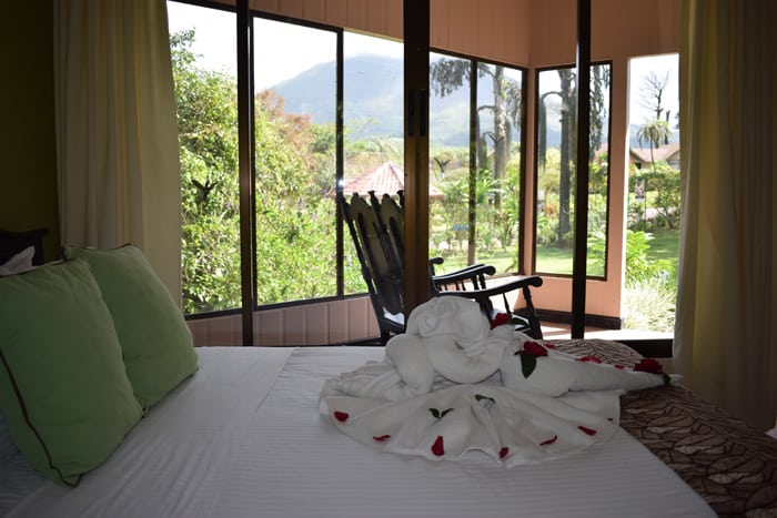 Tico towels, a rocking chair and a volcano, too.