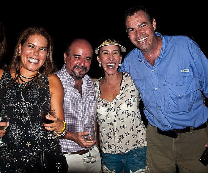 CRGAR networking event: Left to right, Priscilla Solano, Federico Marin, Irene and Alberto Triquell.