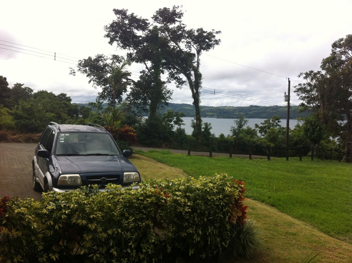 View from a home I once rented on the shore of Lake Arenal.