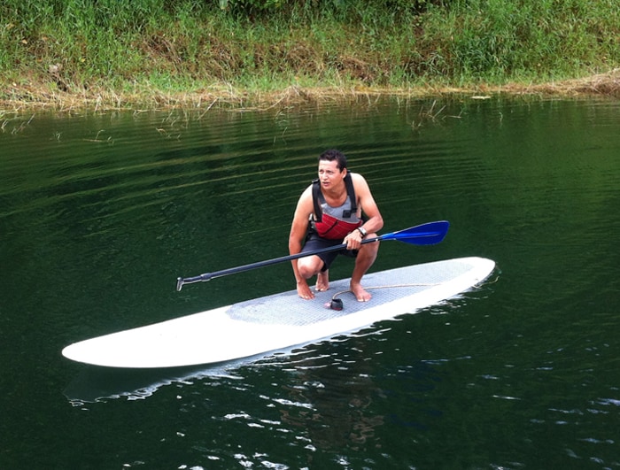 A briefing from Isidro: The secret to staying on the board is not falling off.