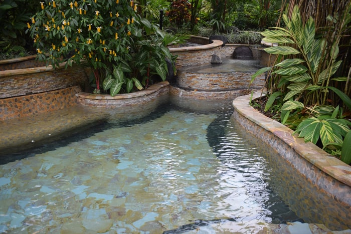 Manmade hot pool.