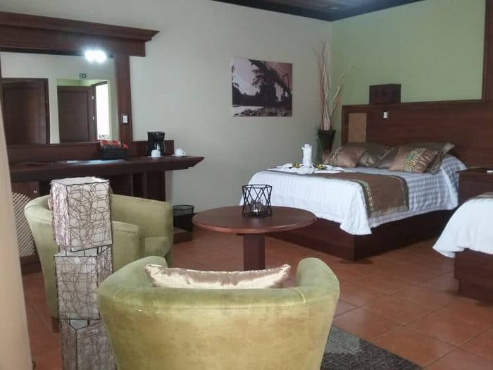Our junior suite at Volcano Lodge.