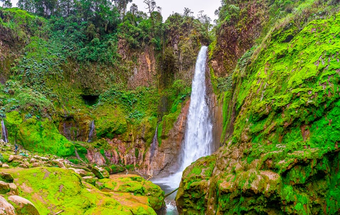 Catarata del Toro, on the border of Juan Castro Blanco National Park.