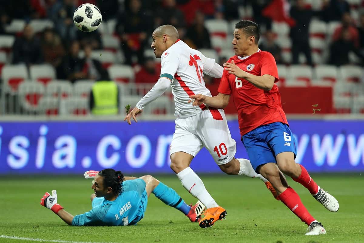 Costa Rica lost to Tunisia 0-1 in Nice, France, on March 27.