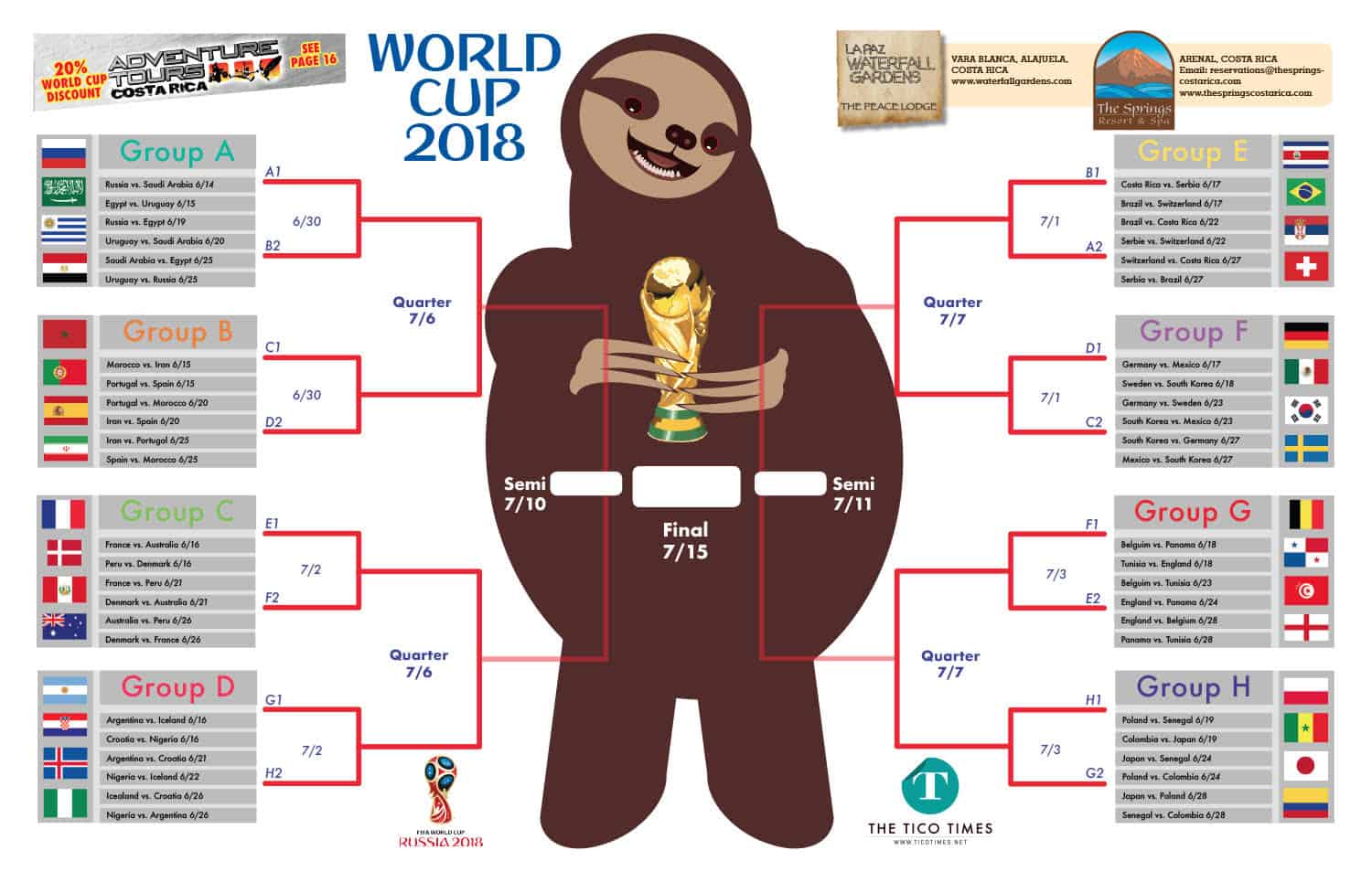 world cup 2018 bracket our special world cup print edition is here the tico world cup 2018 bracket our special world cup print edition is here the tico