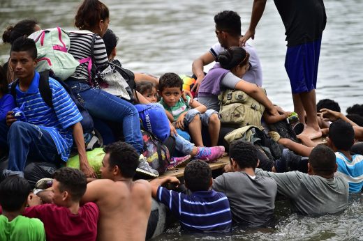 Mexico opens border to women and children from migrant caravan