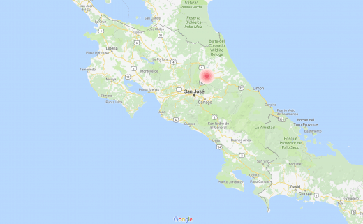 Saturday morning quake shakes Costa Rica
