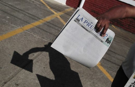 La Prensa publishes blank front page to protest Nicaraguan government